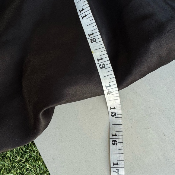 Dion Lee Rivet Detail Cowl Neck Satin Dress Black Size 2 - Picture 13 of 16